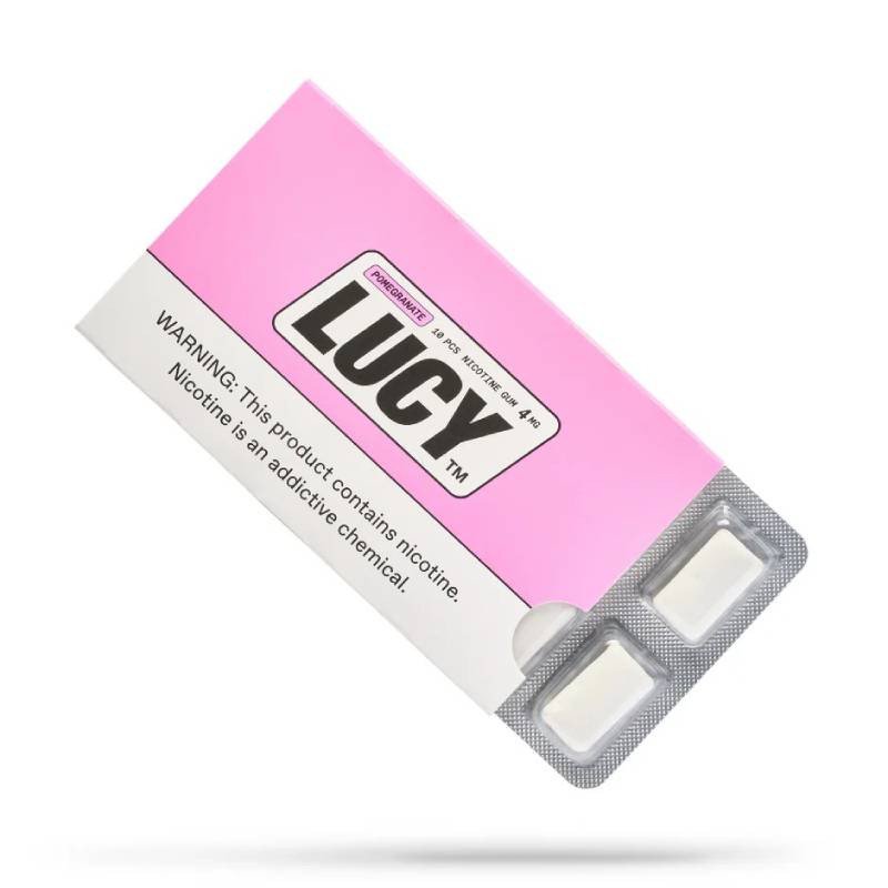Lucy Pomegranate Nicotine Gum Lucy Pomegranate Nicotine Gum