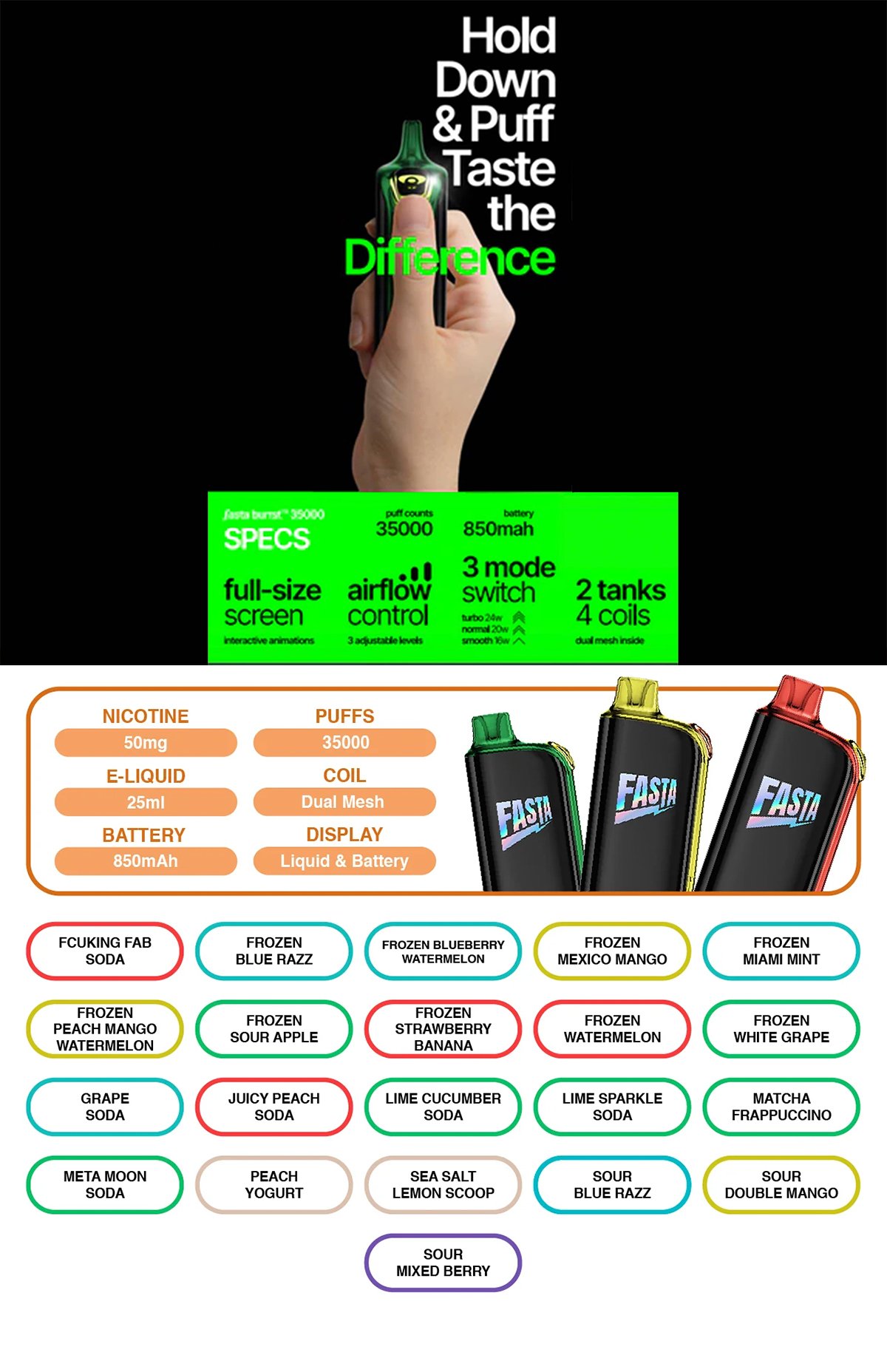 fasta burrst 35000 flavor cards fasta burrst 35000 flavor cards
