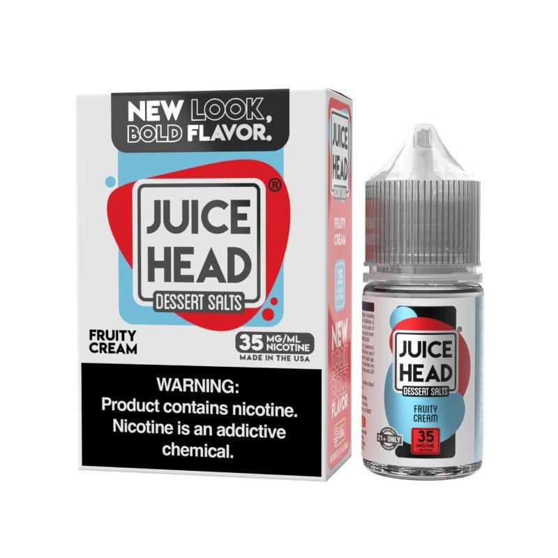 Juice Head Dessert Salts Fruity Cream E-juice 30ml Juice Head Dessert Salts Fruity Cream E-juice 30ml