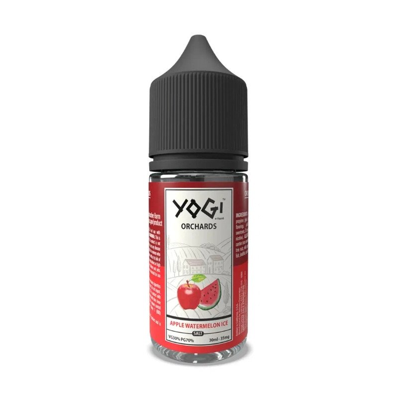 Yogi Orchards Salt Apple Watermelon Ice E-juice 30ml Yogi Orchards Salt Apple Watermelon Ice E-juice 30ml