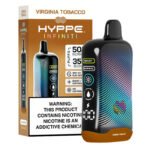 Virginia Tobacco Hyppe Infiniti 50K Puffs Disposable Vape