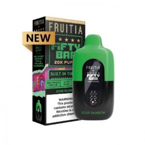 Fruitia X Fifty Bar 20K Disposable Vape 18ml 5% (20000 Puffs) - Image 16
