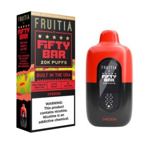 Fruitia X Fifty Bar 20K Disposable Vape 18ml 5% (20000 Puffs) - Image 5