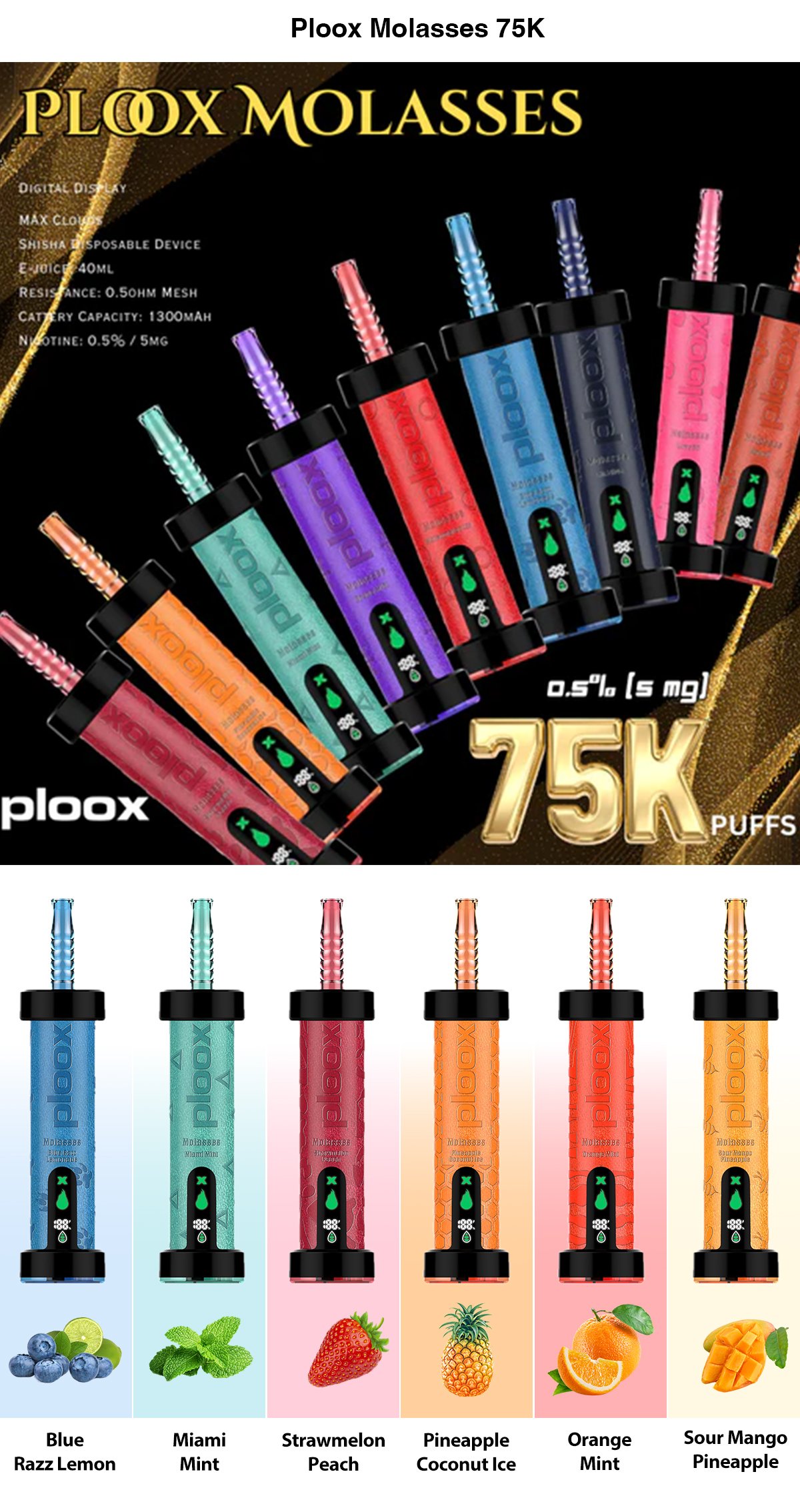 ploox molasses 75k for sale ploox molasses 75k for sale