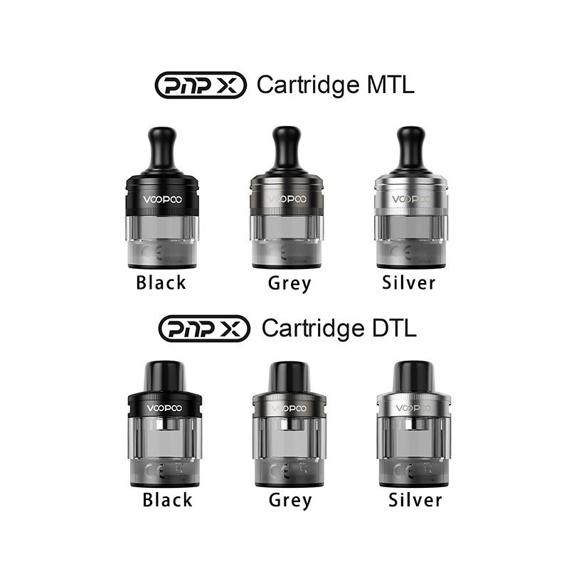 VOOPOO PnP X Empty Pod Cartridge 5ml (2pcs/pack) VOOPOO PnP X Empty Pod Cartridge 5ml (2pcs/pack)