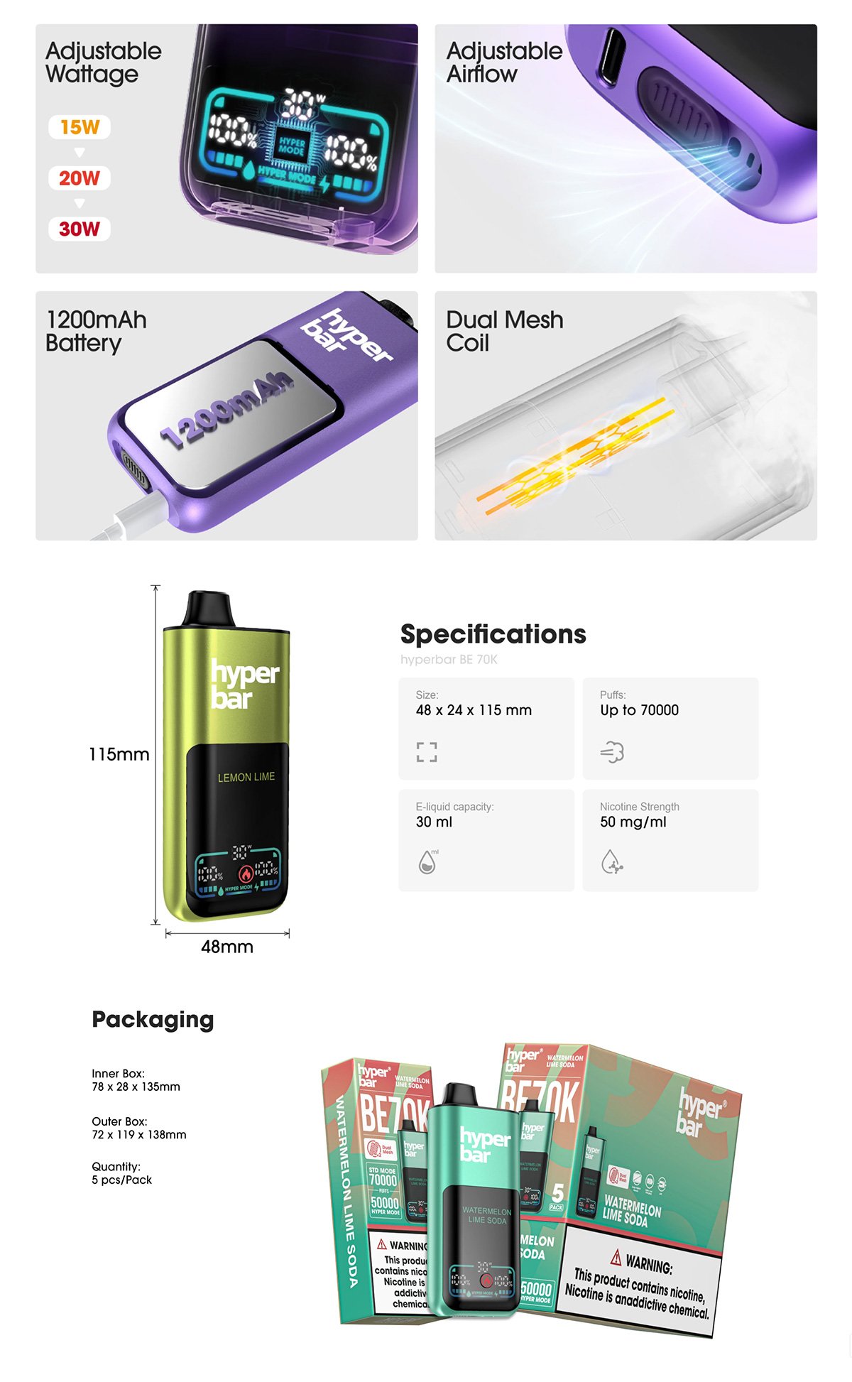 hyper bar be 70k disposable vape for sale hyper bar be 70k disposable vape for sale