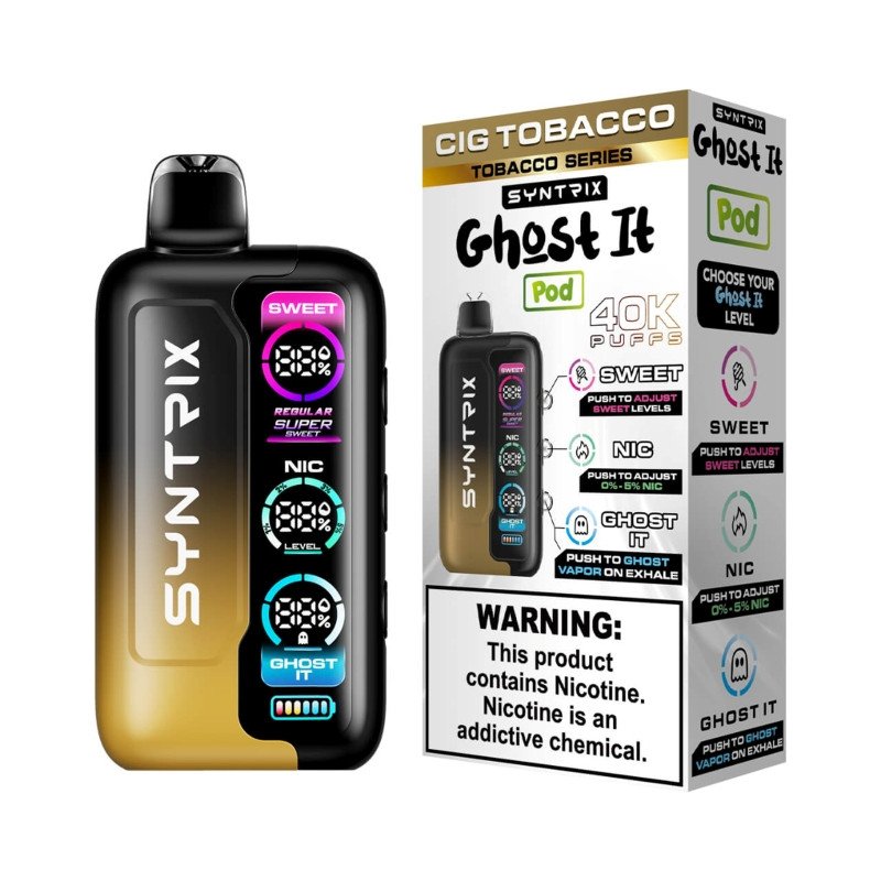 OXBAR SYNTRIX Ghost It 40K Disposable Vape 5% (40000 Puffs) OXBAR SYNTRIX Ghost It 40K Disposable Vape 5% (40000 Puffs)