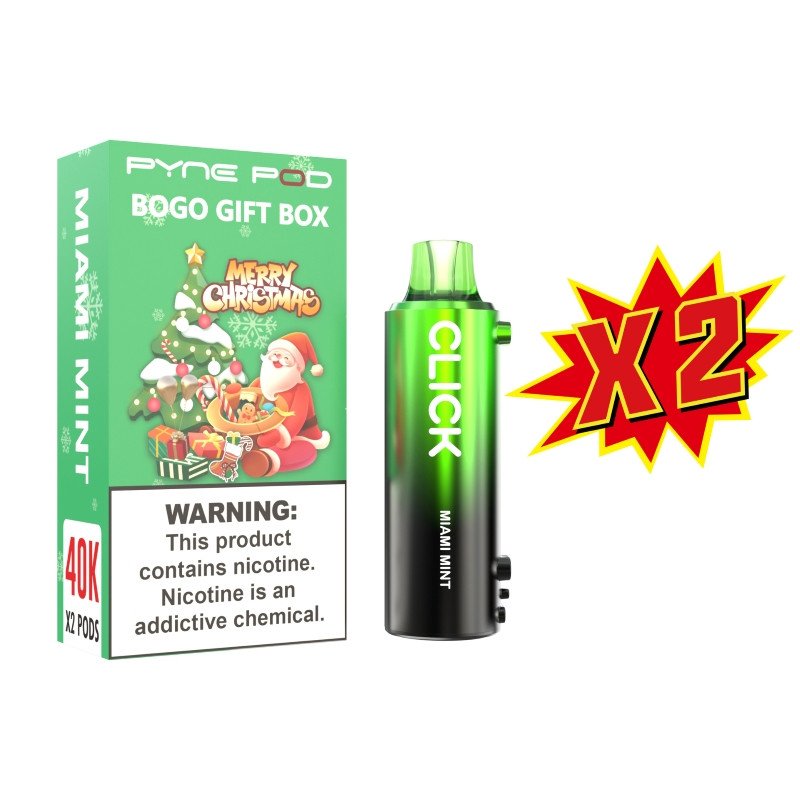 Miami Mint Pyne Pod Click 40K Bogo Disposable Pod Miami Mint Pyne Pod Click 40K Bogo Disposable Pod