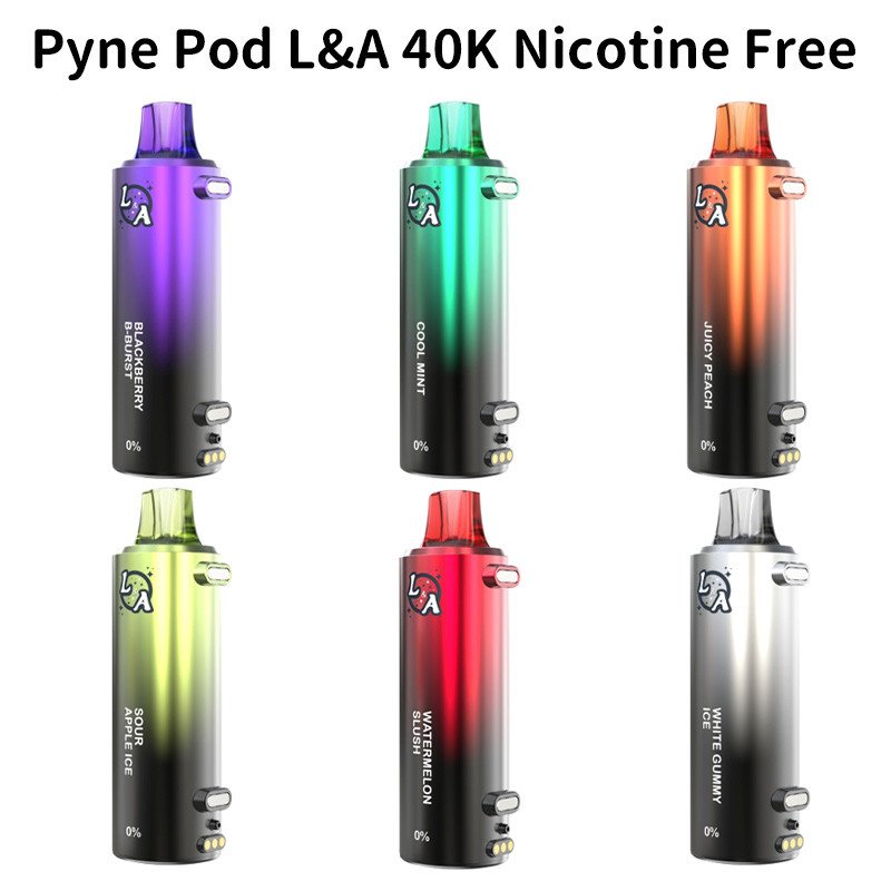 Pyne Pod L&A 40K Nicotine Free Disposable Pod 0% Pyne Pod L&A 40K Nicotine Free Disposable Pod 0%