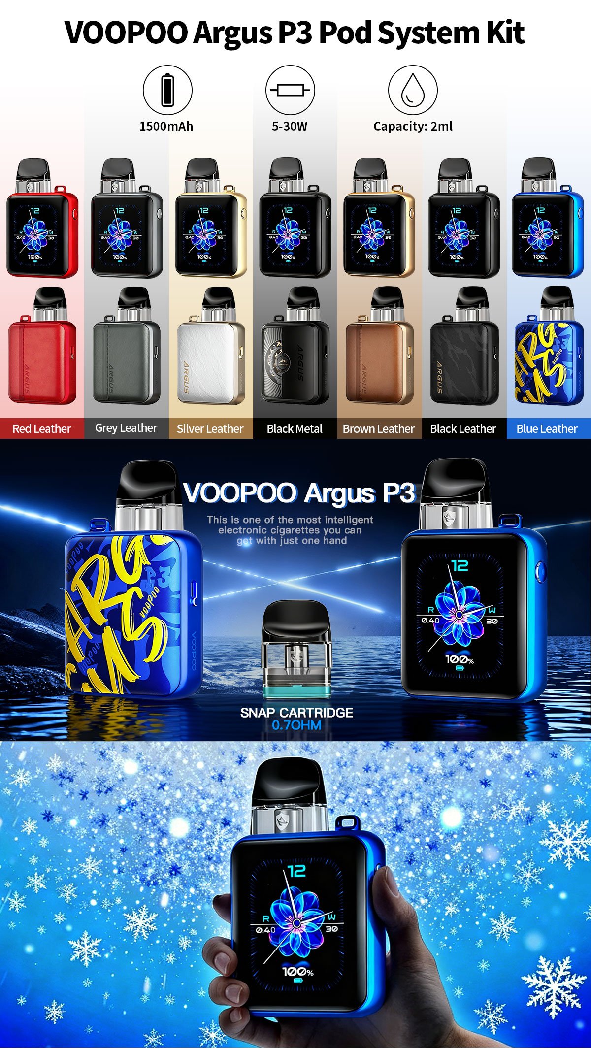 voopoo argus p3 kit cheap sale