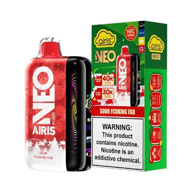 Airis Neo P40000 Christmas Edition Disposable Vape 5% (40K Puffs) Airis Neo P40000 Christmas Edition Disposable Vape 5% (40K Puffs)