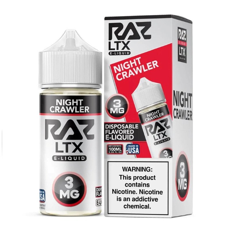 Pod Juice X RAZ LTX Night Crawler E-juice 100ml Pod Juice X RAZ LTX Night Crawler E-juice 100ml