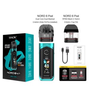 SMOK Nord 6 Pod System Kit 3800mAh 80W - Image 3