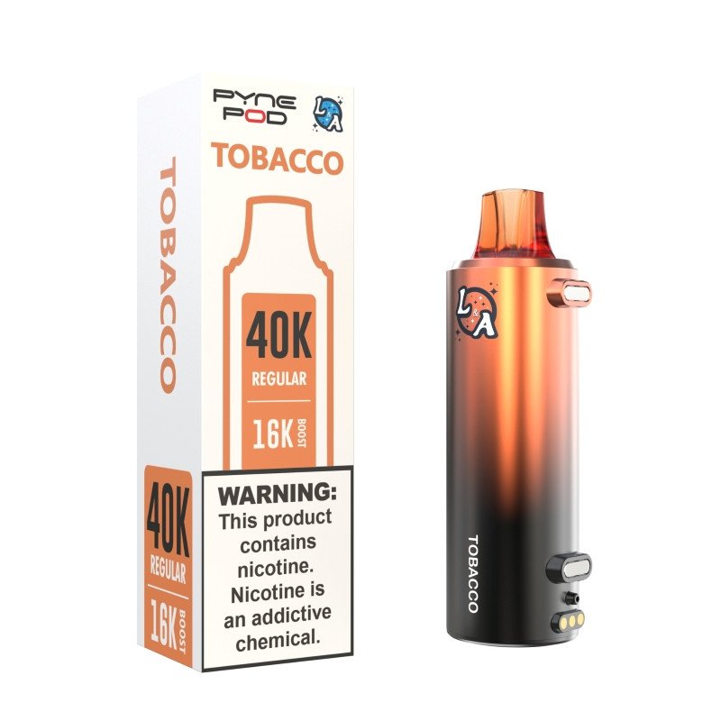 Tobacco Pyne Pod Click 40K Disposable Pod Tobacco Pyne Pod Click 40K Disposable Pod