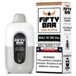 Fifty Bar 20K White Series Disposable Vape 18ml 5% (20000 Puffs)