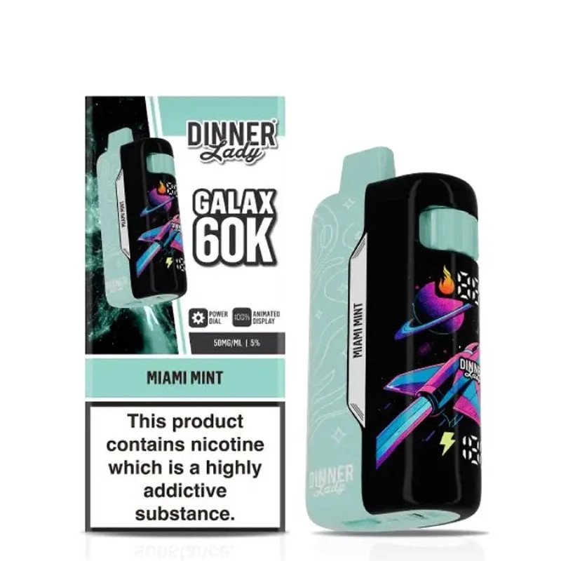 Miami Mint Dinner Lady Galax 60K Disposable Vape Miami Mint Dinner Lady Galax 60K Disposable Vape