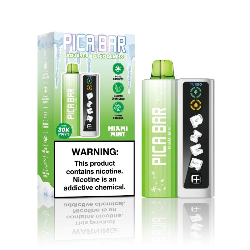 Miami Mint Pica Bar Tuning 30K Disposable Vape Kit Miami Mint Pica Bar Tuning 30K Disposable Vape Kit