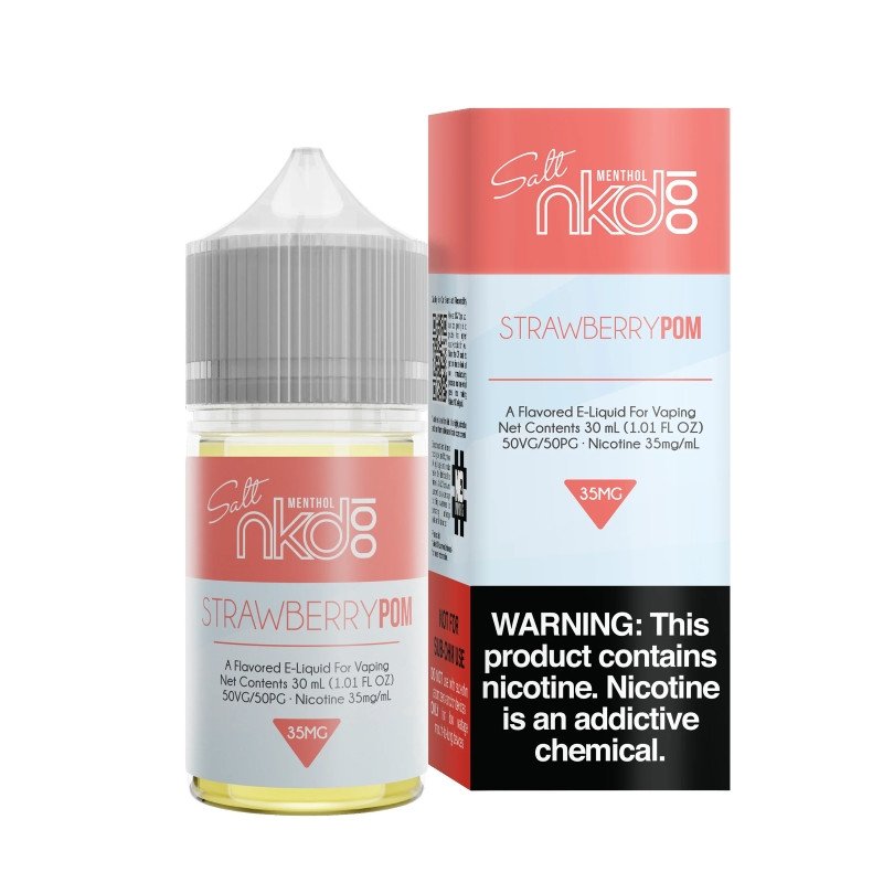 NKD 100 Salt Strawberry Pom (Brain Freeze) E-juice 30ml NKD 100 Salt Strawberry Pom (Brain Freeze) E-juice 30ml