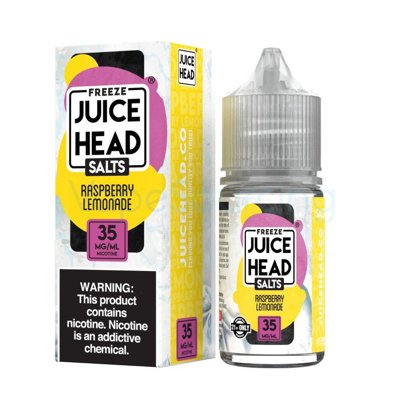 Juice Head Salts Freeze Raspberry Lemonade E-juice 30ml Juice Head Salts Freeze Raspberry Lemonade E-juice 30ml