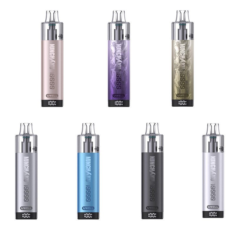 Uwell Nunchaku 10000 Pod System Kit 1900mAh 16W Uwell Nunchaku 10000 Pod System Kit 1900mAh 16W