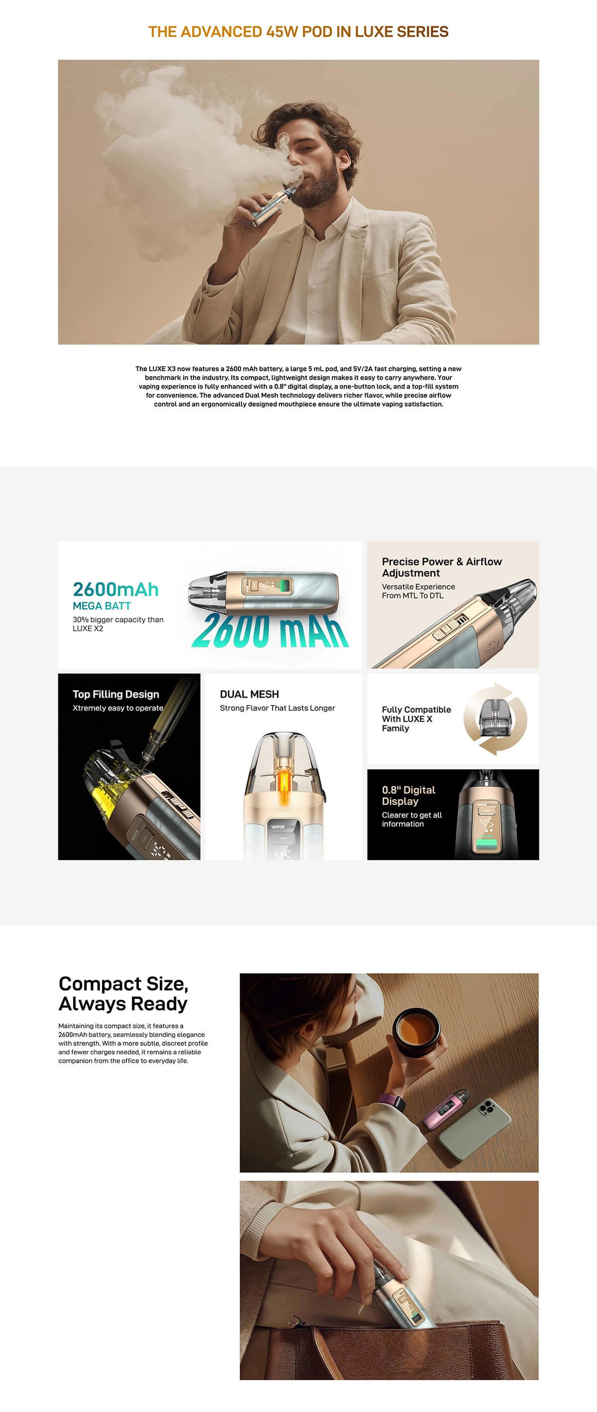 vaporesso luxe x3 cheap sale
