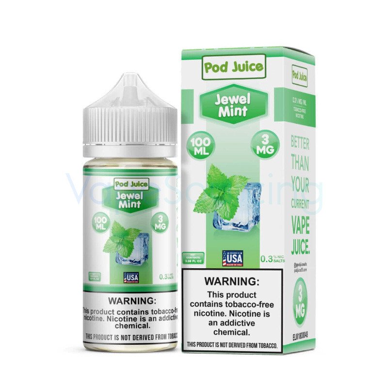 Pod Juice Jewel Mint E-juice 100ml Pod Juice Jewel Mint E-juice 100ml