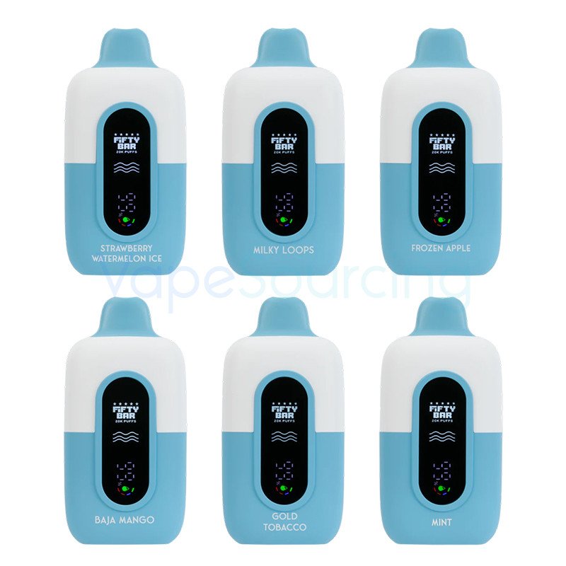 Fifty Bar 20K Nixodine Disposable Vape 18ml (20000 Puffs) Fifty Bar 20K Nixodine Disposable Vape 18ml (20000 Puffs)