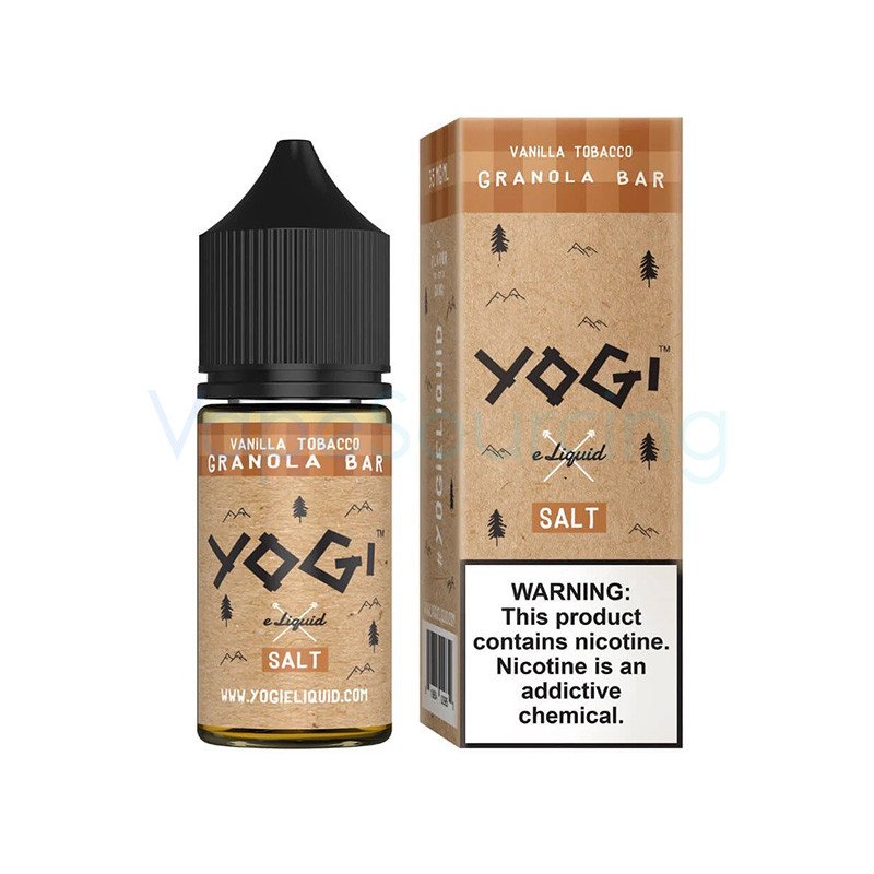 Yogi Salt Vanilla Tobacco Granola Bar E-juice 30ml Yogi Salt Vanilla Tobacco Granola Bar E-juice 30ml