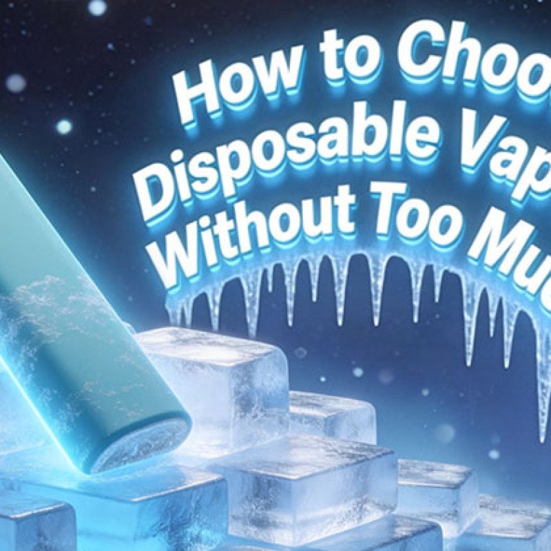 How to Choose Disposable Vape Flavors Without Too Much Ice?