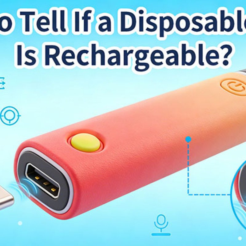 How to Tell If a Disposable Vape Is Rechargeable?