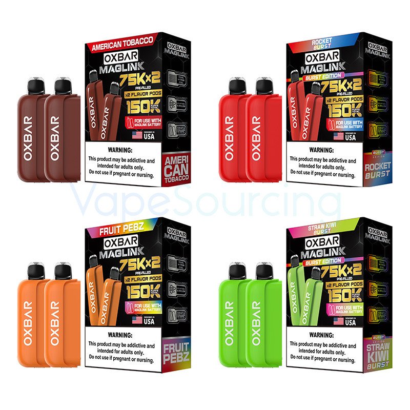 Oxbar Maglink 75K Disposable Pod 5% (2pcs/pack) Oxbar Maglink 75K Disposable Pod 5% (2pcs/pack)