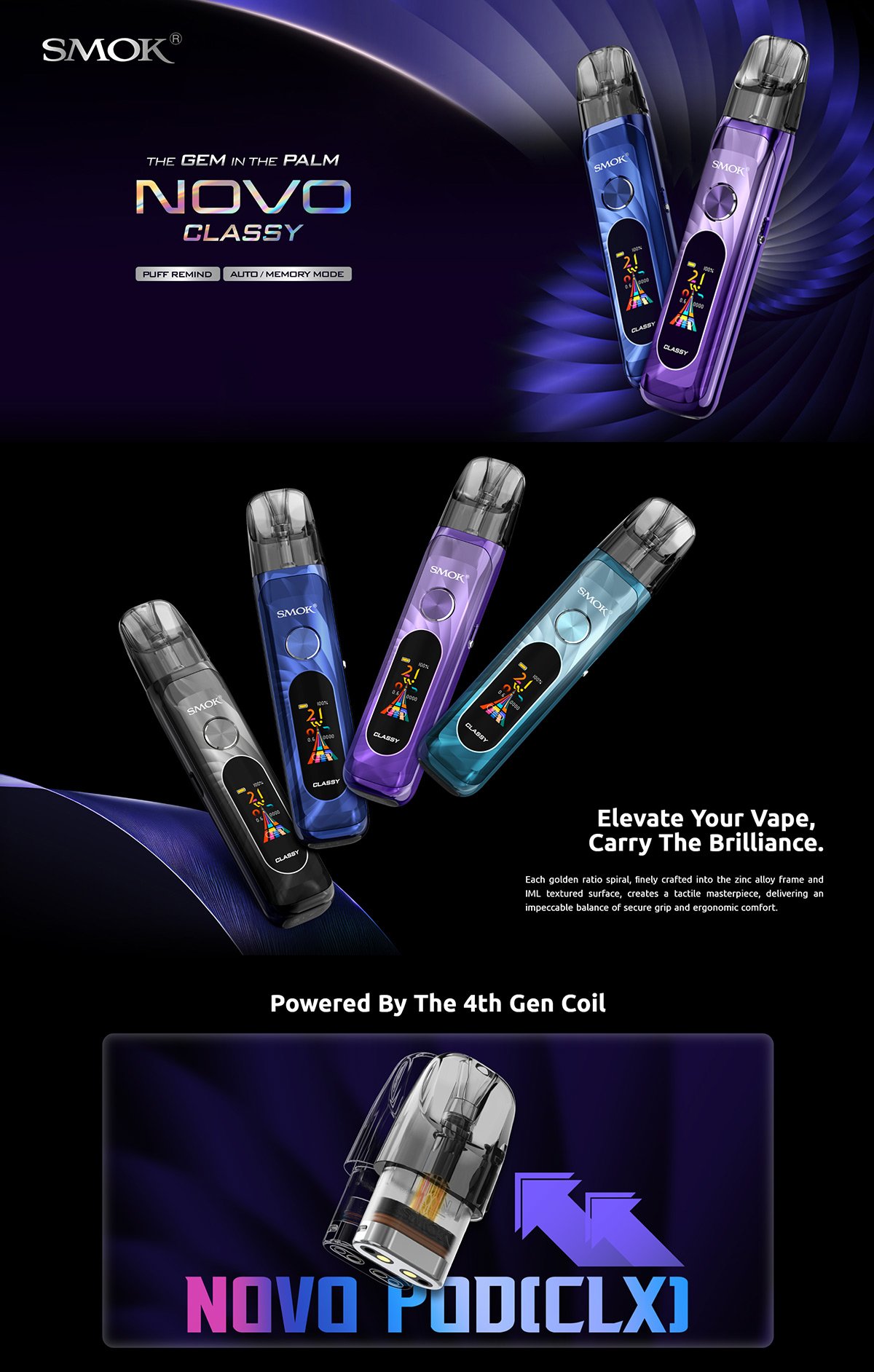 smok novo classy pod kit sale