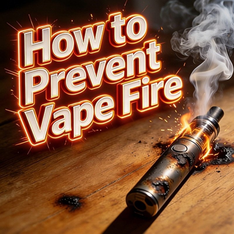 Vape Explosion & Fires: How To Vape Safely