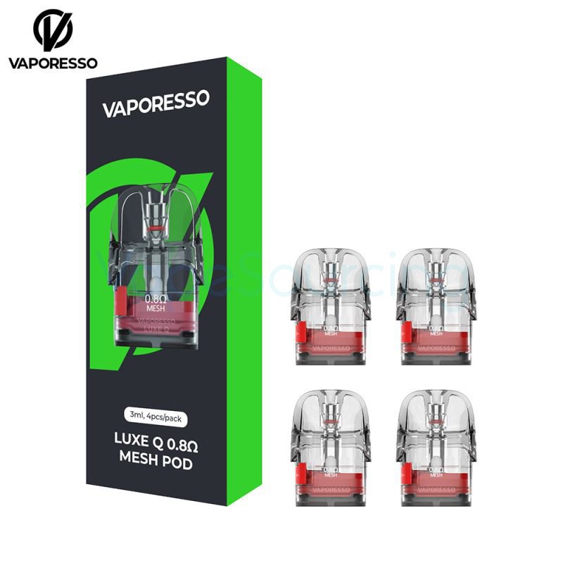 Vaporesso LUXE Q Mesh Replacement Pod Cartridge 3ml (4pcs/pack) Vaporesso LUXE Q Mesh Replacement Pod Cartridge 3ml (4pcs/pack)