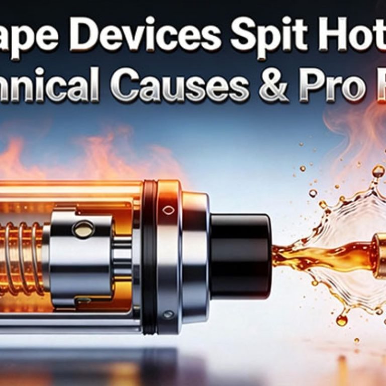 Why Vape Devices Spit Hot Liquid: Technical Causes & Pro Fixes