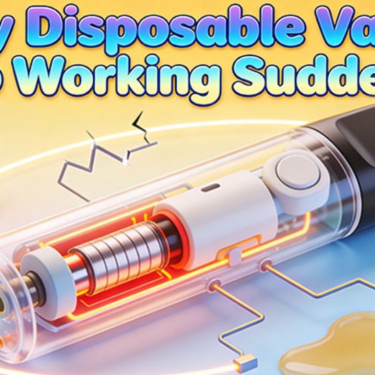 Why Disposable Vapes Stop Working Suddenly?