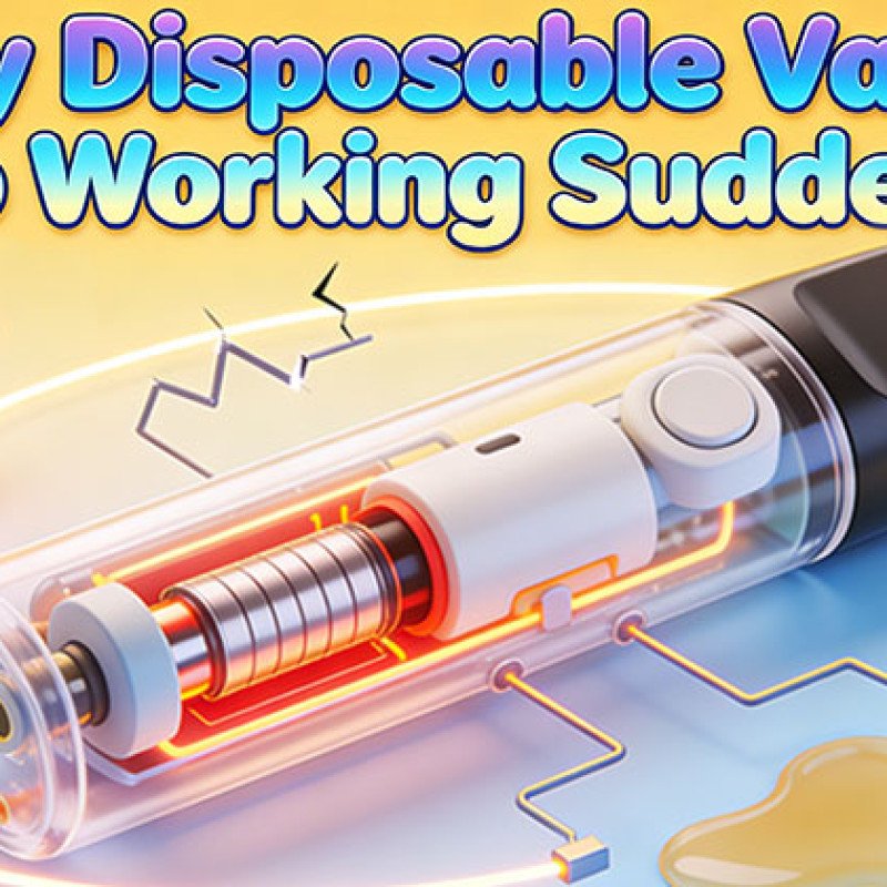 Why Disposable Vapes Stop Working Suddenly?