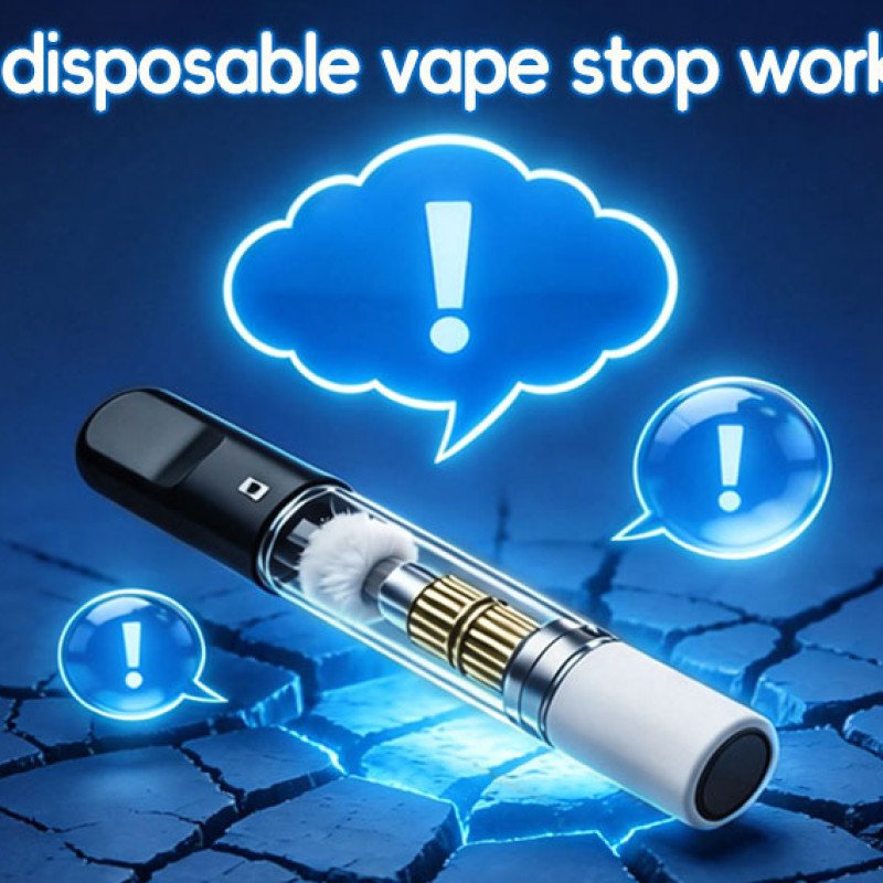 why does my disposable vape stop working suddenly