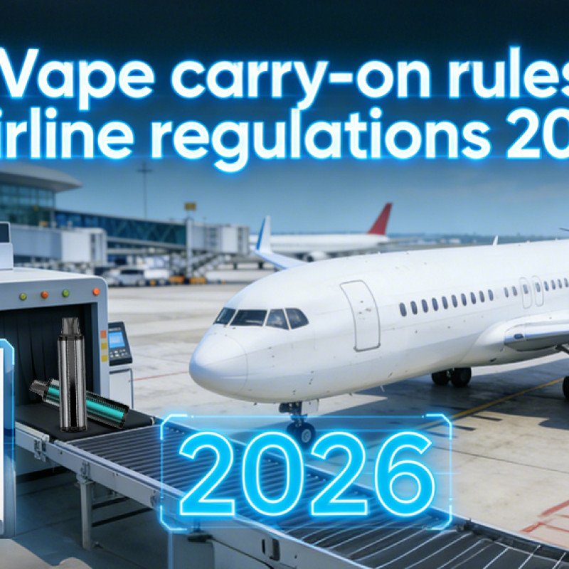 vape carry-on rules: Airline regulations 2026