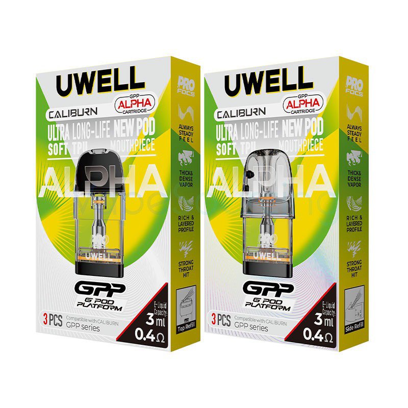 Uwell Caliburn GPP Alpha Pod Cartridge (3pcs/pack) Uwell Caliburn GPP Alpha Pod Cartridge (3pcs/pack)