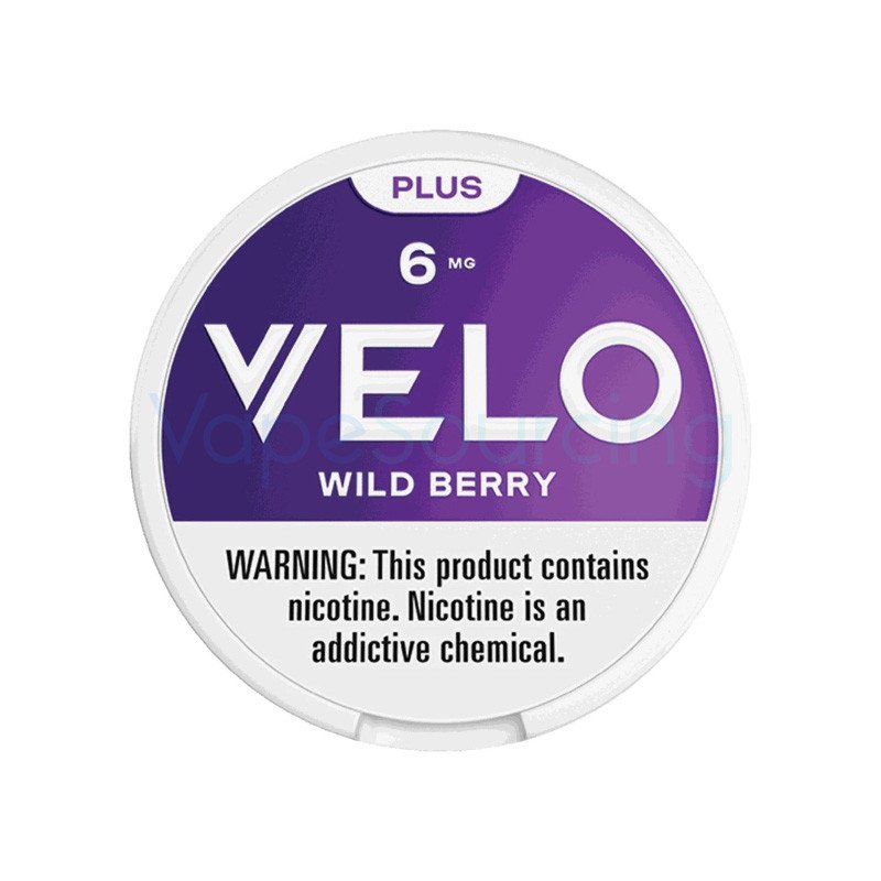 Velo Plus Wild Berries Nicotine Pouches Velo Plus Wild Berries Nicotine Pouches