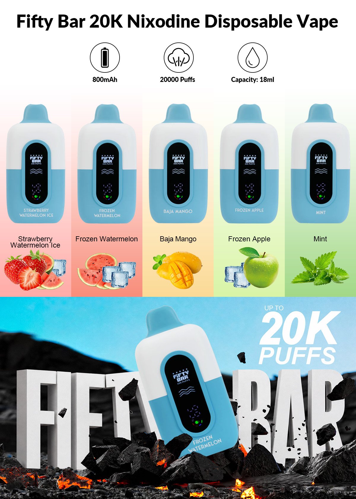 fifty bar 20k nixodine vape fifty bar 20k nixodine vape
