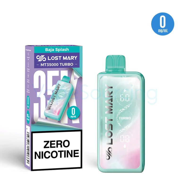 Lost Mary MT35000 Turbo Zero Nicotine Disposable Vape 0% (35000 Puffs) Lost Mary MT35000 Turbo Zero Nicotine Disposable Vape 0% (35000 Puffs)