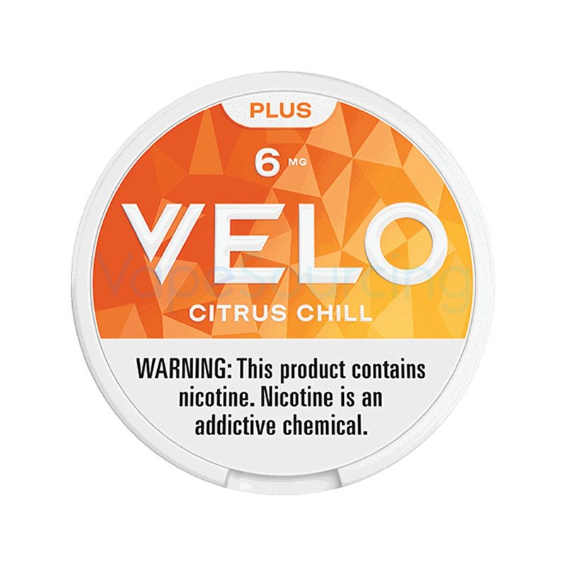 Velo Plus Citrus Chill Nicotine Pouches Velo Plus Citrus Chill Nicotine Pouches