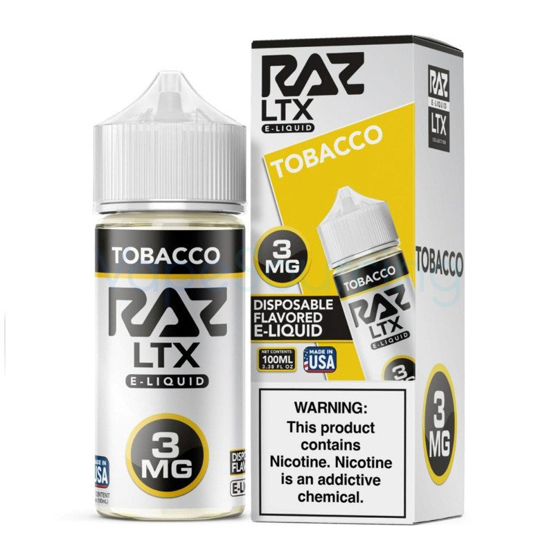 Pod Juice X RAZ LTX Tobacco E-juice 100ml Pod Juice X RAZ LTX Tobacco E-juice 100ml