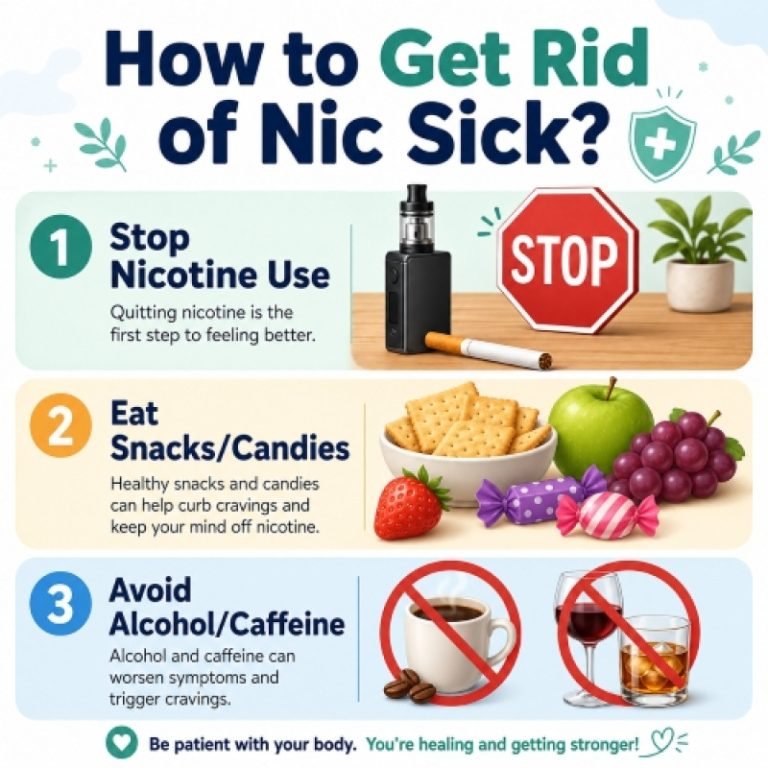 How to Get Rid of Nic Sick? 3 Things You Must Do!