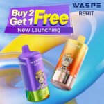 WASPE & Remit 4-in-1 100K Disposable Vape 56ml 5% (100000 Puffs)