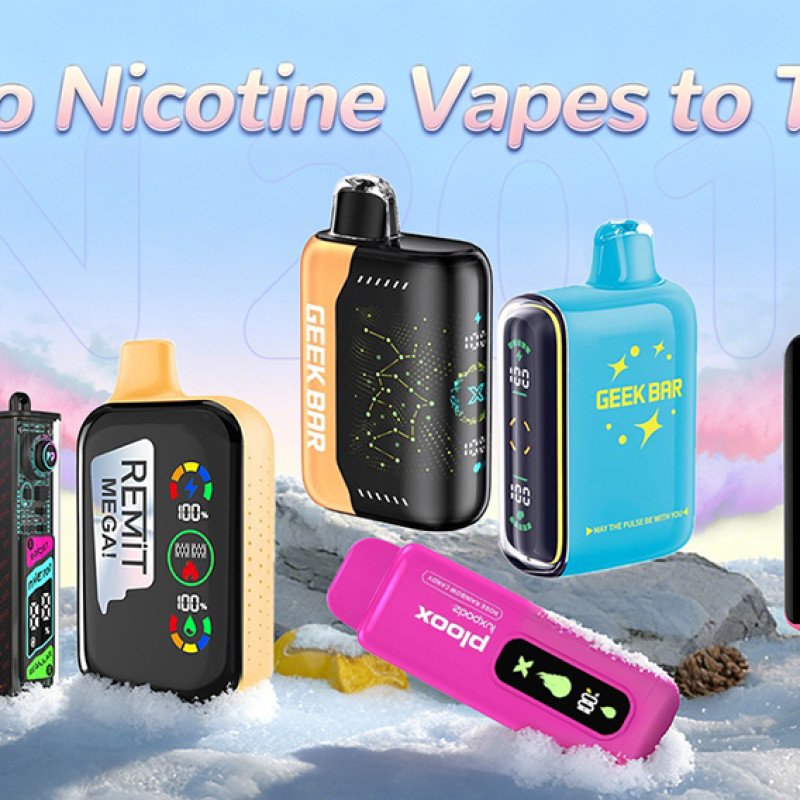 top 8 zero nicotine vape collections