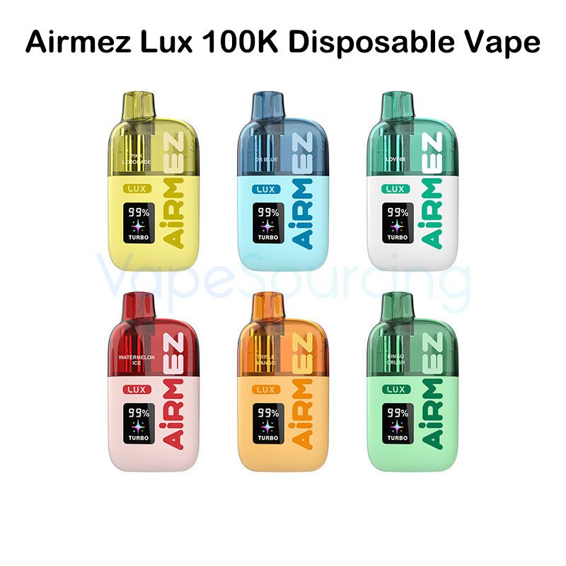 Airmez Lux 100K Disposable Vape 2% (100000 Puffs) Airmez Lux 100K Disposable Vape 2% (100000 Puffs)