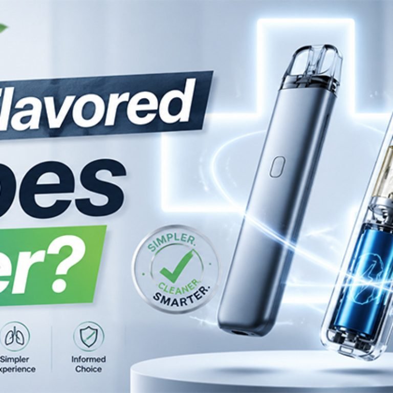 Are Non-Flavored Vapes Safer?